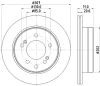 8DD 355 122-211 BEHR/HELLA/PAGID Тормозной диск