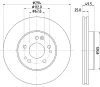 8DD 355 122-242 BEHR/HELLA/PAGID Тормозной диск