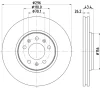 8DD 355 122-371 BEHR/HELLA/PAGID Тормозной диск