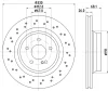 8DD 355 122-572 BEHR/HELLA/PAGID Тормозной диск