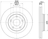 8DD 355 123-141 BEHR/HELLA/PAGID Тормозной диск