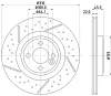 8DD 355 123-471 BEHR/HELLA/PAGID Тормозной диск