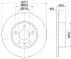 8DD 355 124-981 BEHR/HELLA/PAGID Тормозной диск