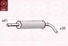 75148651 KLOKKERHOLM Средний глушитель выхлопных газов