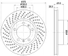 8DD 355 125-051 BEHR/HELLA/PAGID Тормозной диск