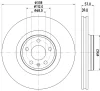 8DD 355 125-171 BEHR/HELLA/PAGID Тормозной диск