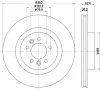 8DD 355 125-251 BEHR/HELLA/PAGID Тормозной диск