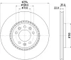 8DD 355 125-401 BEHR/HELLA/PAGID Тормозной диск