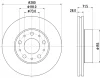 8DD 355 125-421 BEHR/HELLA/PAGID Тормозной диск