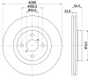 8DD 355 125-491 BEHR/HELLA/PAGID Тормозной диск