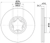 8DD 355 125-611 BEHR/HELLA/PAGID Тормозной диск