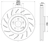 8DD 355 126-341 BEHR/HELLA/PAGID Тормозной диск
