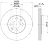 8DD 355 127-141 BEHR/HELLA/PAGID Тормозной диск