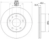 8DD 355 127-821 BEHR/HELLA/PAGID Тормозной диск