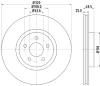 8DD 355 128-542 BEHR/HELLA/PAGID Тормозной диск