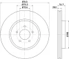 8DD 355 128-961 BEHR/HELLA/PAGID Тормозной диск