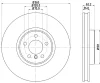 8DD 355 129-311 BEHR/HELLA/PAGID Тормозной диск