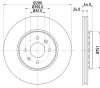 8DD 355 129-611 BEHR/HELLA/PAGID Тормозной диск