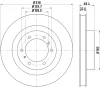 8DD 355 129-861 BEHR/HELLA/PAGID Тормозной диск