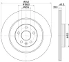 8DD 355 132-071 BEHR/HELLA/PAGID Тормозной диск