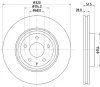 8DD 355 132-691 BEHR/HELLA/PAGID Тормозной диск