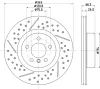 8DD 355 132-791 BEHR/HELLA/PAGID Тормозной диск