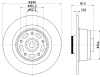 8DD 355 133-311 BEHR/HELLA/PAGID Тормозной диск