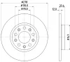 8DD 355 133-721 BEHR/HELLA/PAGID Тормозной диск