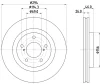 8DD 355 134-161 BEHR/HELLA/PAGID Тормозной диск