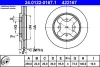 24.0122-0167.1 ATE Тормозной диск