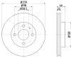 50119 BEHR/HELLA/PAGID Тормозной диск