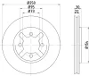 50247 BEHR/HELLA/PAGID Тормозной диск