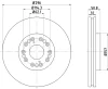 50340 BEHR/HELLA/PAGID Тормозной диск