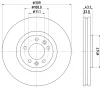 50368 BEHR/HELLA/PAGID Тормозной диск