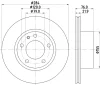 50420 BEHR/HELLA/PAGID Тормозной диск