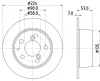 50606 BEHR/HELLA/PAGID Тормозной диск