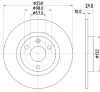 50609 BEHR/HELLA/PAGID Тормозной диск