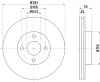 51037 BEHR/HELLA/PAGID Тормозной диск