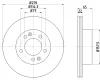 52016 BEHR/HELLA/PAGID Тормозной диск