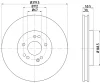 52130 BEHR/HELLA/PAGID Тормозной диск