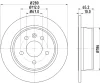 52149 BEHR/HELLA/PAGID Тормозной диск