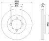 52216 BEHR/HELLA/PAGID Тормозной диск