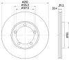 52602 BEHR/HELLA/PAGID Тормозной диск