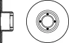 52914 BEHR/HELLA/PAGID Тормозной диск