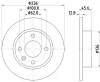 53203 BEHR/HELLA/PAGID Тормозной диск