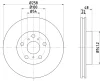 53627 BEHR/HELLA/PAGID Тормозной диск