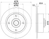 53902 BEHR/HELLA/PAGID Тормозной диск