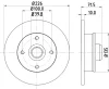 53911 BEHR/HELLA/PAGID Тормозной диск