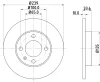 53946 BEHR/HELLA/PAGID Тормозной диск