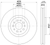 54181 BEHR/HELLA/PAGID Тормозной диск